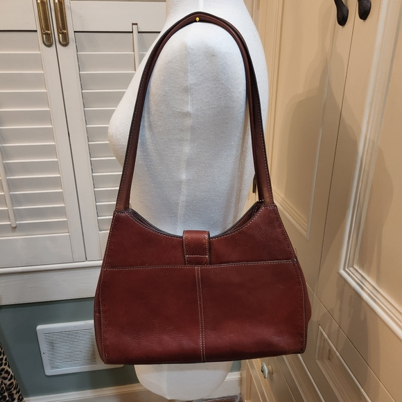 FOSSIL Leather Stachel Purse Handbag - Picture 3 of 6